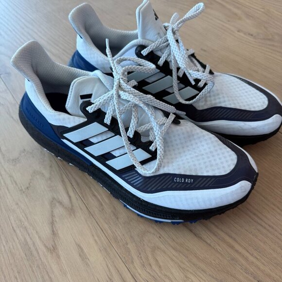 ADIDAS | UltraBoost Light Cold.Rdy Low  | White Victory Blue | size 11.5 - Picture 1 of 10